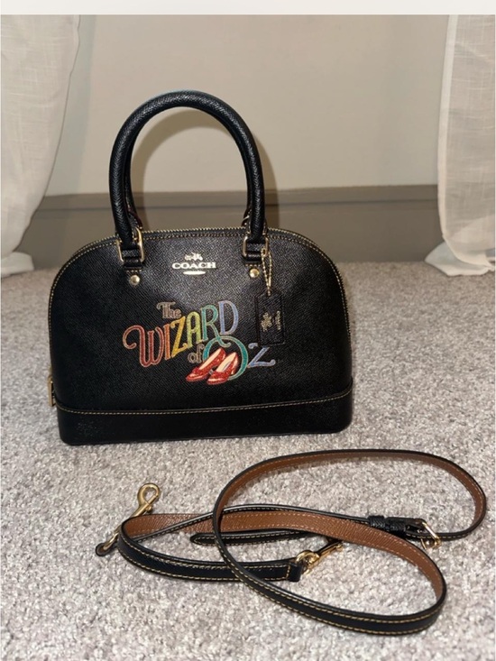 Coach Handbags - Rare Coach Black 'Wizard of Oz' Dome Satchel with Multicolor Graphic